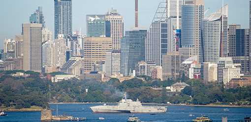 USS Canberra: US commissions first Navy warship in Australian port