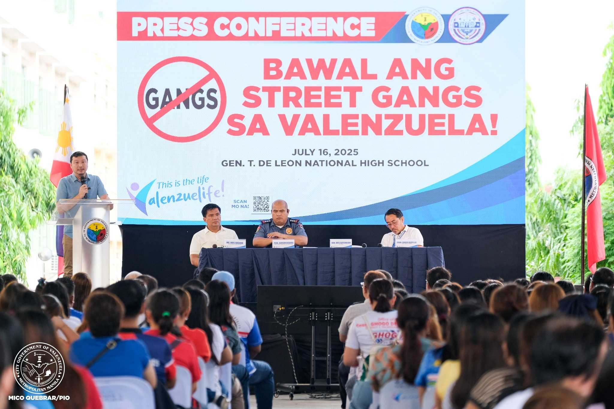Valenzuela City intensifies crackdown on street gangs; 13 declared persona non grata