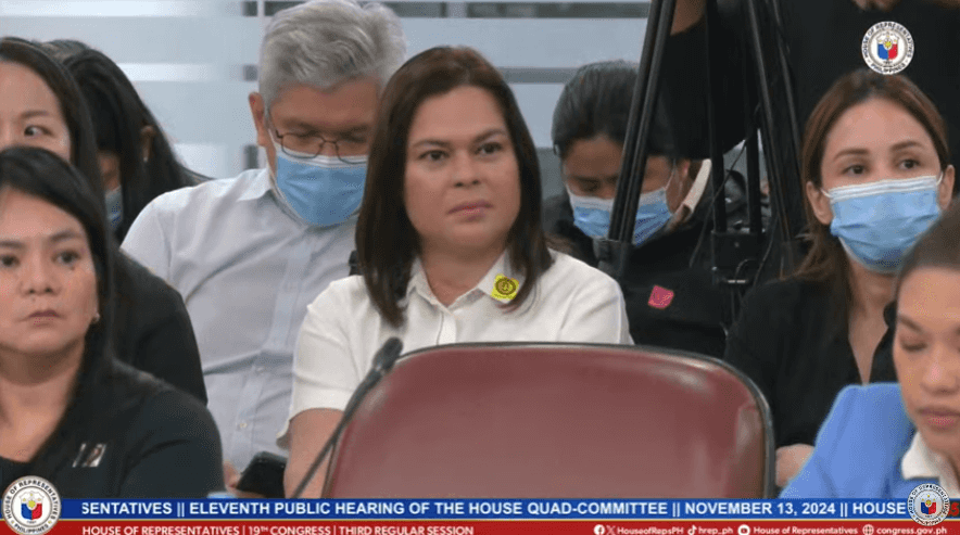 VP Duterte arrives at House of Representatives amid Quad Comm hearing on EJK