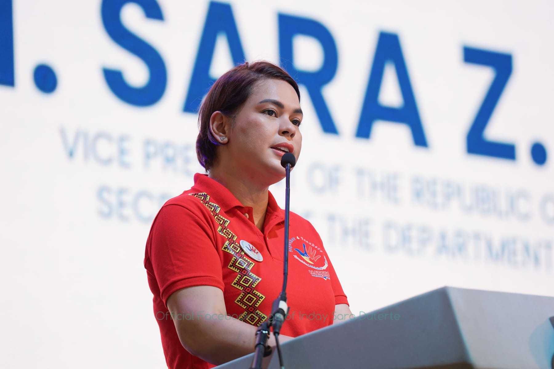 VP Duterte again defends confidential funds: "Ang kumokontra sa confidential funds ay kumokontra sa kapayapaan"