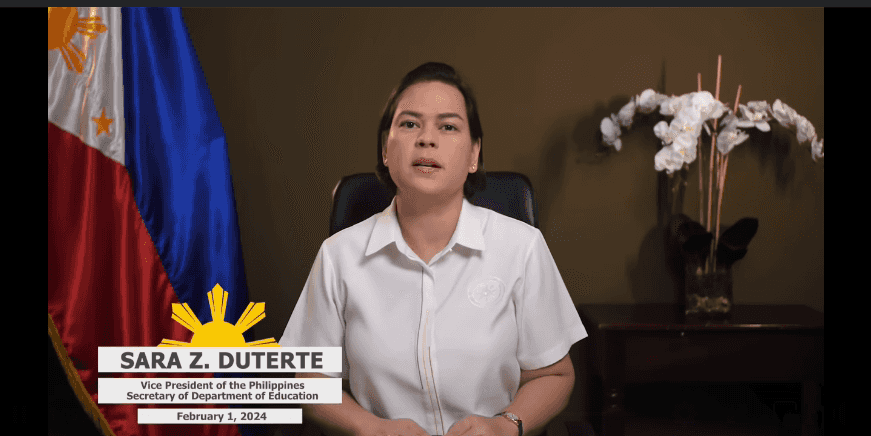VP Sara denies involvement in 'Oplan Tokhang' in Davao city