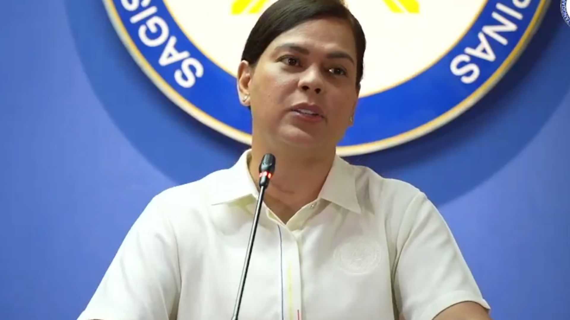 VP Sara urges lawmakers to stop using unreliable witnesses against her