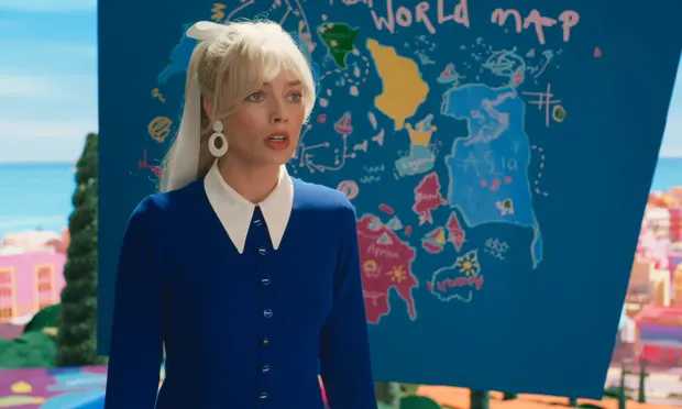 Warner Bros calls controversial world map in "Barbie" as 'child-like drawing'