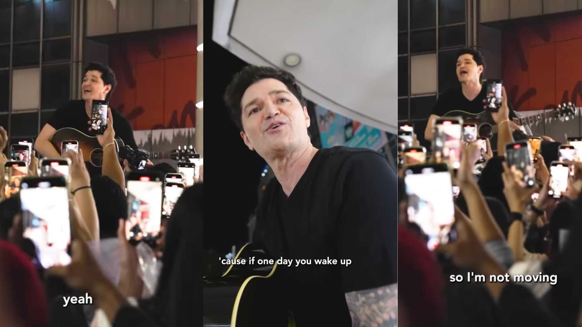 ‘What a night!’: The Script surprises Pinoy fans with a public performance outside Araneta Coliseum