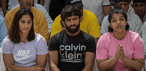 Wrestling-Top Indian wrestlers detained as protest against federation chief intensifies